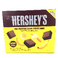 YOYO.casa 大柔屋 - Hersheys Mini Choco Banana Cream Wafers,100g 