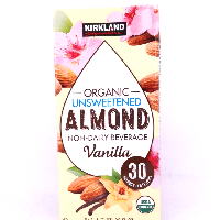 YOYO.casa 大柔屋 - Kirkland Organic Unsweetened Almond Non-Dairy Beverage Vanilla,946ml 