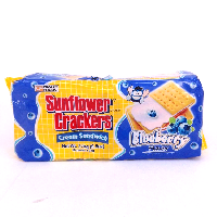 YOYO.casa 大柔屋 - Sunflower Crackers Blueberry Flavor Cream Sandwich,270g 