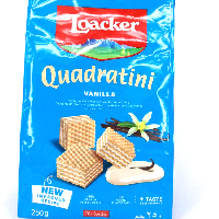 YOYO.casa 大柔屋 - Loacker Quadratini Wafer Vanilla Flavor,250g 