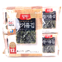 YOYO.casa 大柔屋 - Dongwon Yangban Laver Sesame Oil Flavor,5g*12s 