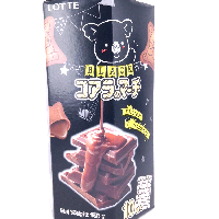 YOYO.casa 大柔屋 - Lotte Black Koalas March Bitter Chocolate Bisscuits With Chocolate Filling,195g 