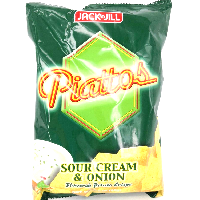 YOYO.casa 大柔屋 - Jack n Jill Piattos Sour Cream And Onion Flavored Potato Crisps,85g 