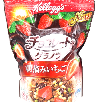 YOYO.casa 大柔屋 - 草莓脆片穀物早餐朱古力 日本,500g 