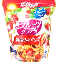 YOYO.casa 大柔屋 - 草莓脆片穀物早餐 日本kelloggs,600g 