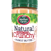 YOYO.casa 大柔屋 - Mother Earth Natural Unsalted Crunchy Peanut Butter,380g 