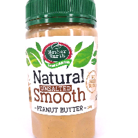 YOYO.casa 大柔屋 - Mother Earth Natural Unsalted Smooth Peanut Butter,380g 