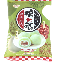YOYO.casa 大柔屋 - Royal Family Marshmallow Daifuku Matcha Red Bean Mochi,120g 