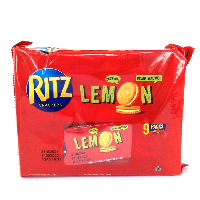 YOYO.casa 大柔屋 - RITZ Crackers Lemon Flavoured Sandwich,9s*27g YOYO.casa 大柔屋 - RITZ Crackers Lemon Flavoured Sandwich,9s*27g