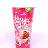 YOYO.casa 大柔屋 - Meiji Yanyan Strawberry Biscuit Stick,57g 