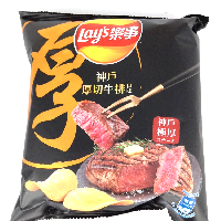 YOYO.casa 大柔屋 - Lays Chips Kobe Thick Cut Steak Flavor,43g 