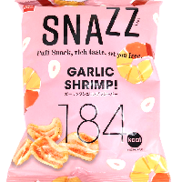 YOYO.casa 大柔屋 - SNAZZ Puff Snack Garlic Shrimp,40g 