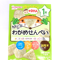 YOYO.casa 大柔屋 - Wakodo Seaweed Rice Crackers With DHA,6g*3 