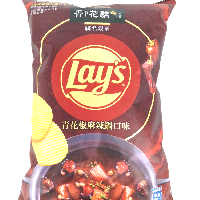 YOYO.casa 大柔屋 - Lays Spicy Hot Pot Flavor with Green Sichuan Pepper Potato Chips,81g 