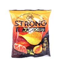 YOYO.casa 大柔屋 - 湖池屋 Strong特製肉香濃湯味薯片,55g 