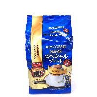 YOYO.casa 大柔屋 - key coffee滴漏式耳掛特製黑咖啡金賞原味濃鬱10袋入,80g 