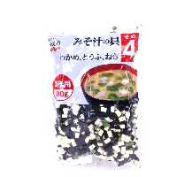 YOYO.casa 大柔屋 - Miso Soup Ingredients Part 4(Seaweed Tofu Green Onions) For Business Use(100g),100g 
