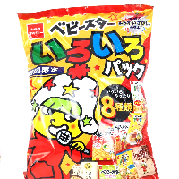 YOYO.casa 大柔屋 - Baby Star 8 Type Snack Assorted Pack,334g 