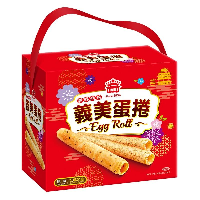 YOYO.casa 大柔屋 - 義美蛋捲禮盒平安款(原味/芝麻味),360g YOYO.casa 大柔屋 - 義美蛋捲禮盒平安款(原味/芝麻味),360g