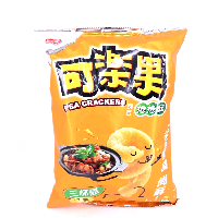 YOYO.casa 大柔屋 - Pea Crackers Three Cup Chicken Flavor,175g 