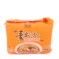 YOYO.casa 大柔屋 - Vegetarian Spare Rib Chicken Flavor Noodles 5 packs,90g*5 