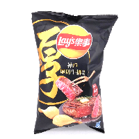 YOYO.casa 大柔屋 - Lays Kobe Thick Cut Steak Potato Chips,85g 