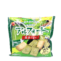 YOYO.casa 大柔屋 - 百邦阿爾福特迷你抹茶朱古力餅包裝,147g 