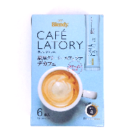 YOYO.casa 大柔屋 - Blendy Cafe Latory Stick Rich Creamy Cafe Latte Decaf 6P,60g 
