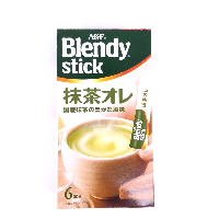 YOYO.casa 大柔屋 - 味之素AGF Blendy Stick 抹茶歐蕾 6包入,58g 