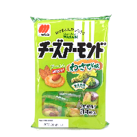 YOYO.casa 大柔屋 - Sanko Cheese Almond Wasabi Wasabi Rice Crackers,14s 