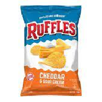 YOYO.casa 大柔屋 - Ruffles Cheddar  Sour Cream Potato Chips,180g 