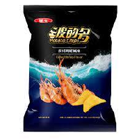 YOYO.casa 大柔屋 - Potato Chips Grilled Shrimp Flavor,100g 