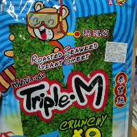 YOYO.casa 大柔屋 - Triple M Crunchy Roasted Seaweed King Crab Flavor,5g*9 
