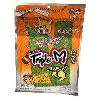 YOYO.casa 大柔屋 - Triple M Crunchy Roasted Seaweed Grilled Squid Flavor,5g*9 YOYO.casa 大柔屋 - Triple M Crunchy Roasted Seaweed Grilled Squid Flavor,5g*9