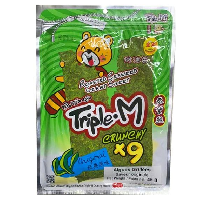 YOYO.casa 大柔屋 - Triple M Crunchy Roasted Seaweed Original Flavor,5g*9 
