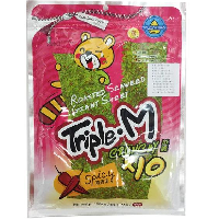 YOYO.casa 大柔屋 - Triple M Crunchy Roasted Seaweed Spicy Flavor,5g*9 