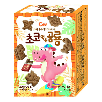 YOYO.casa 大柔屋 - CW Dinosaur Shaped Chocolate Cookies,60g 