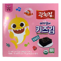 YOYO.casa 大柔屋 - KCKIM Baby Shark Organic Kids Crispy Seaweed (Box),1.5G*10 