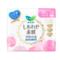 YOYO.casa 大柔屋 - 樂而雅 素肌絲薄日用衛生巾25CM,17片 