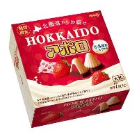 YOYO.casa 大柔屋 - Meiji Apollo Hokkaido Milk Strawberry Flavour Chocolate,42g YOYO.casa 大柔屋 - Meiji Apollo Hokkaido Milk Strawberry Flavour Chocolate,42g
